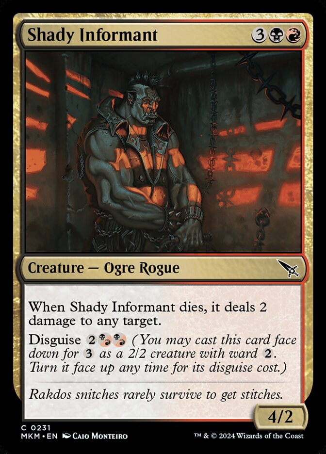 Shady Informant (231) - Murders at Karlov Manor (MKM)