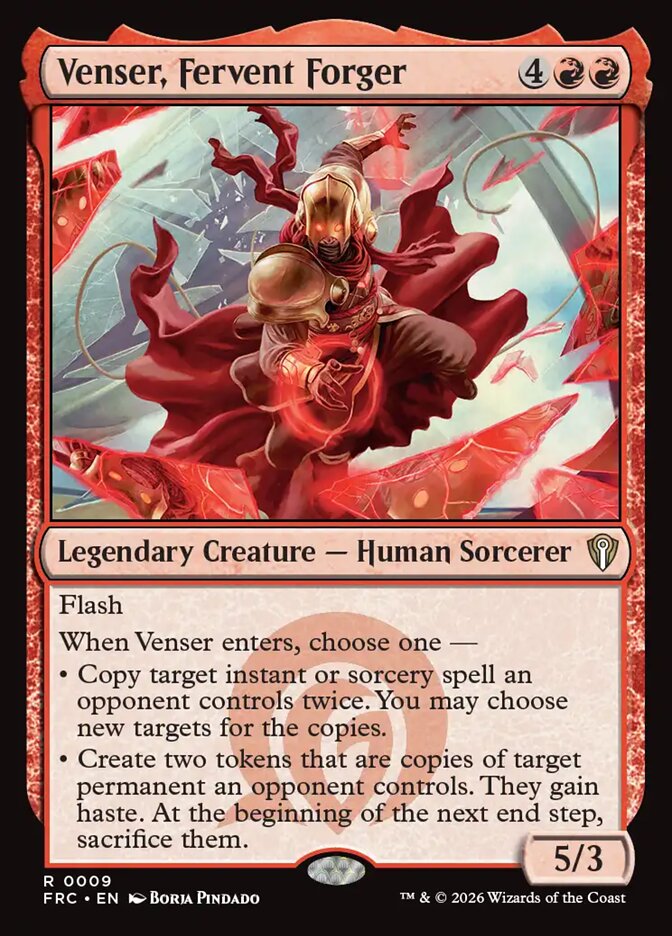 Venser, Fervent Forger (9) - Reality Fracture Commander (FRC)