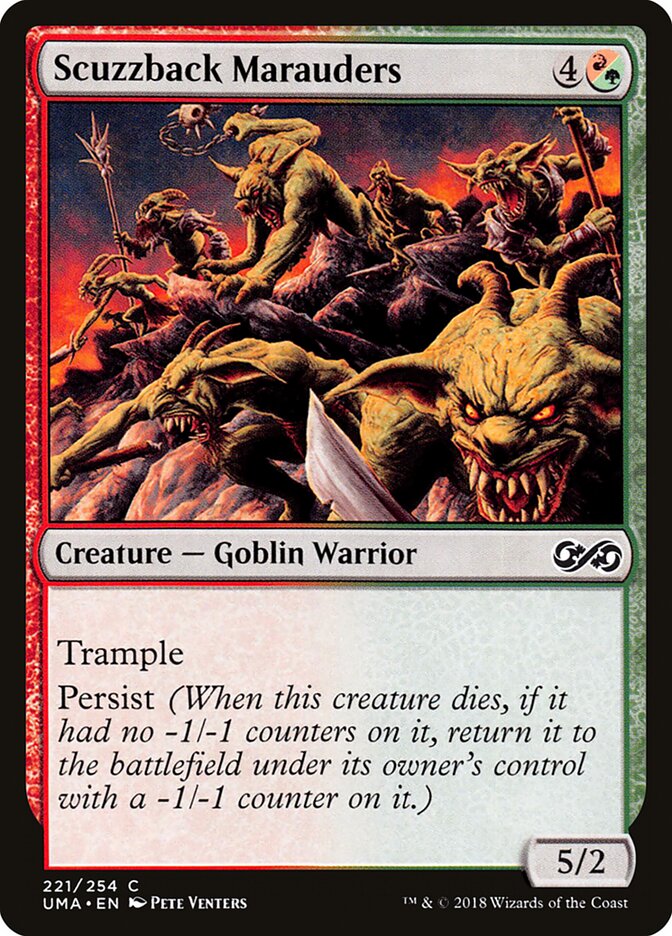 Scuzzback Marauders (221) - Ultimate Masters (UMA)
