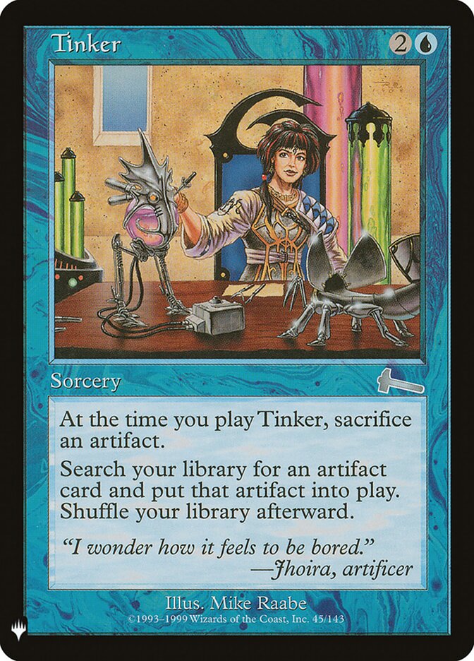 Tinker (ULG-45) - The List (PLST)