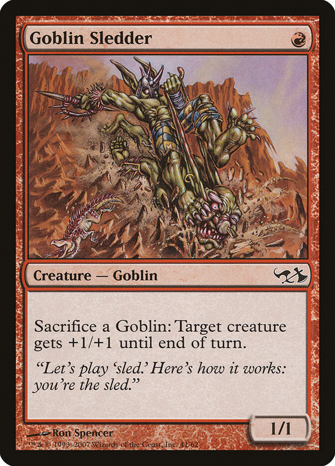 Goblin Sledder (41) - Duel Decks: Elves vs. Goblins (DD1)