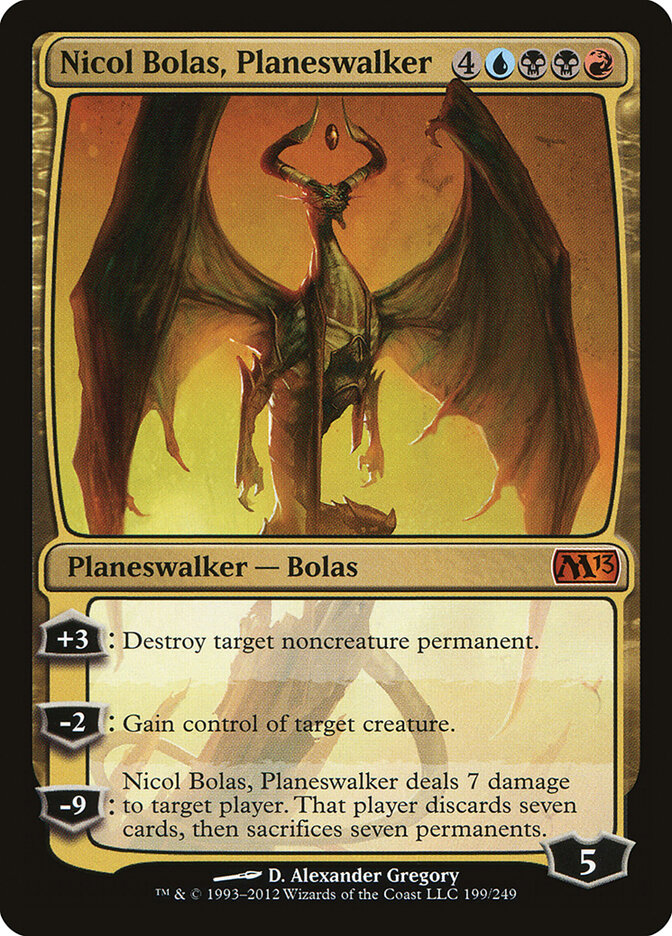 Nicol Bolas, Planeswalker (199) - Magic 2013 (M13)