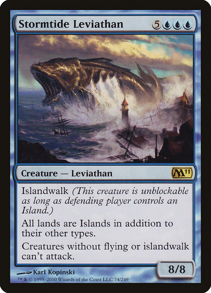 Stormtide Leviathan (74) - Magic 2011 (M11)