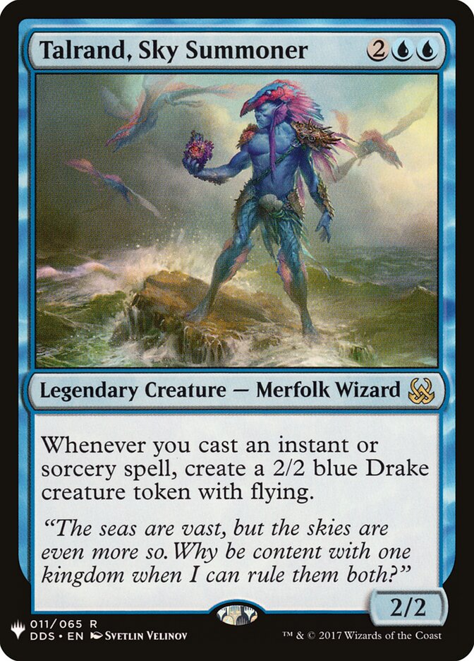 Talrand, Sky Summoner (DDS-11) - The List (PLST)