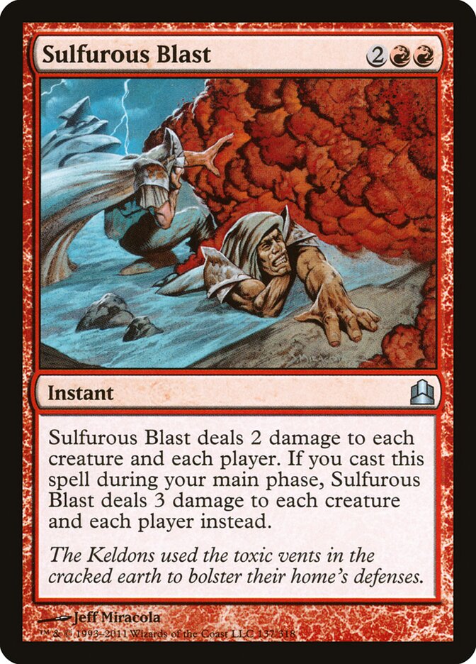 Sulfurous Blast (137) - Commander 2011 (CMD)