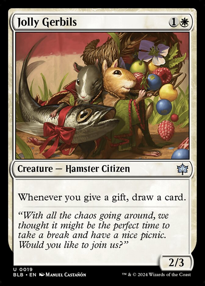 Jolly Gerbils (19) - Bloomburrow (BLB)