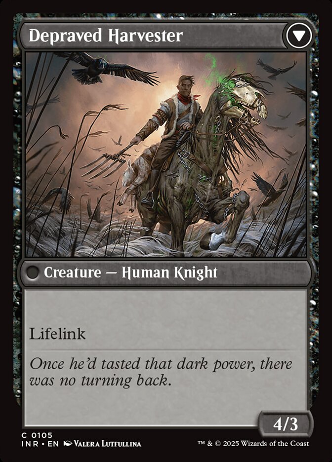 Desperate Farmer // Depraved Harvester (105) - Innistrad Remastered (INR)