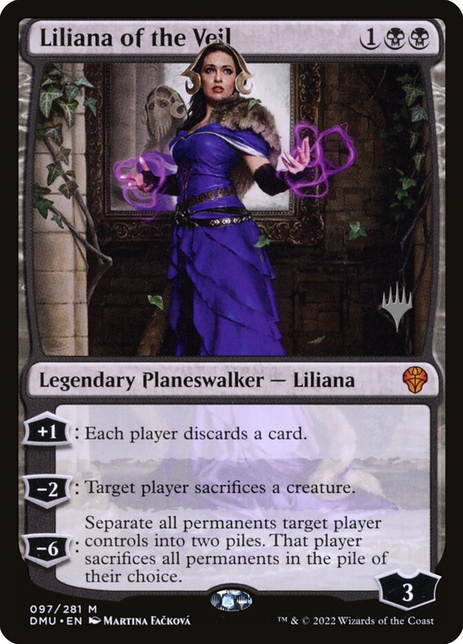 Liliana of the Veil (97p) - Dominaria United Promos (PDMU)