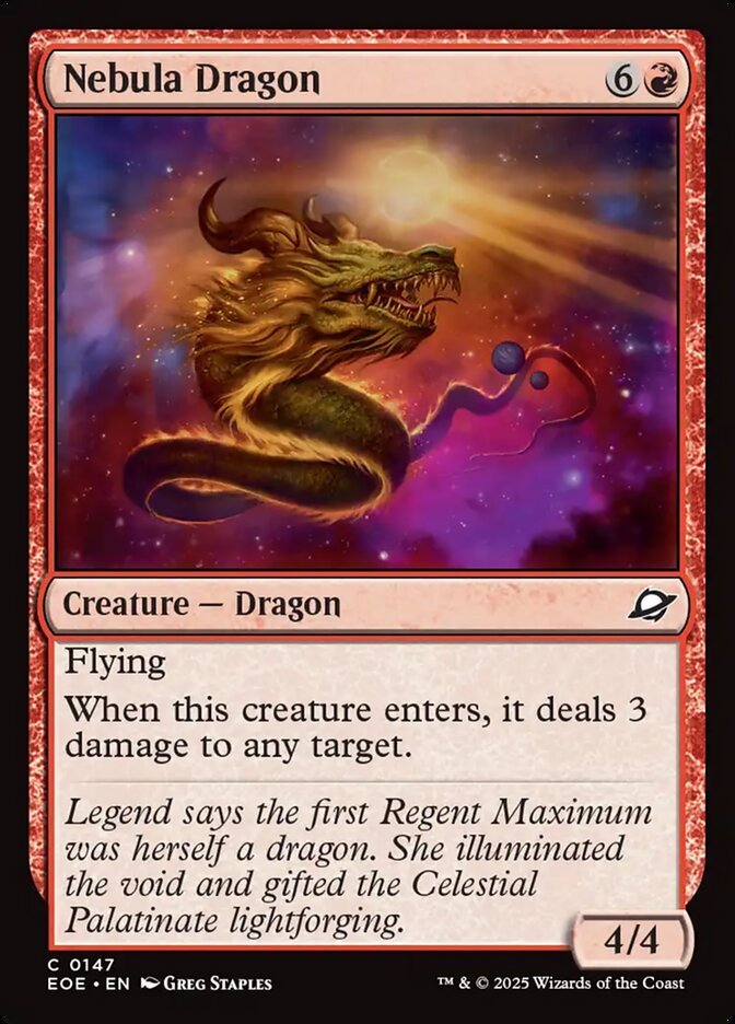 Nebula Dragon (147) - Edge of Eternities (EOE)