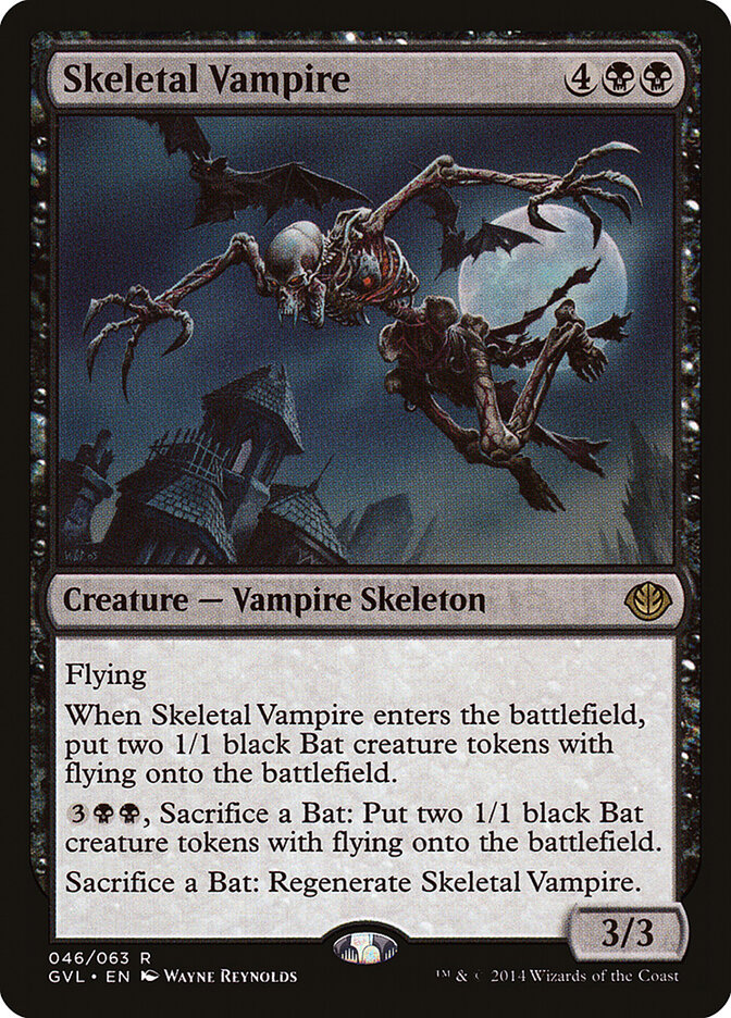 Skeletal Vampire (46) - Duel Decks Anthology: Garruk vs. Liliana (GVL)
