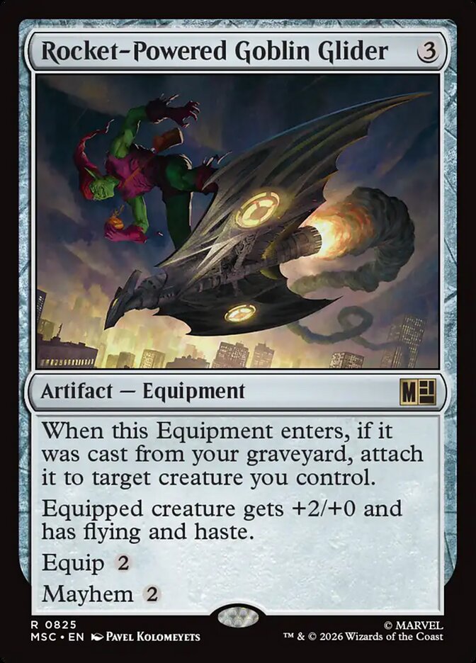 Rocket-Powered Goblin Glider (825) - Marvel Super Heroes Commander (MSC)