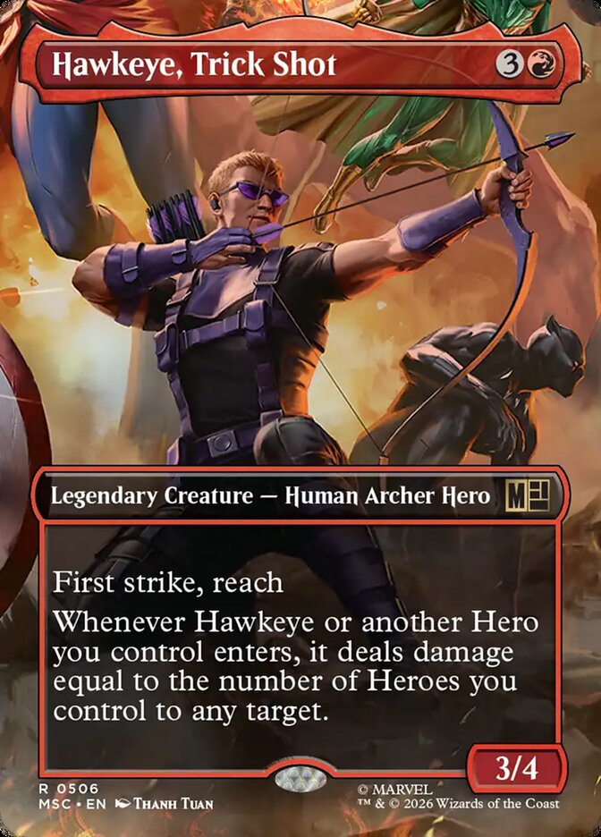 Hawkeye, Trick Shot (506) - Marvel Super Heroes Commander (MSC)