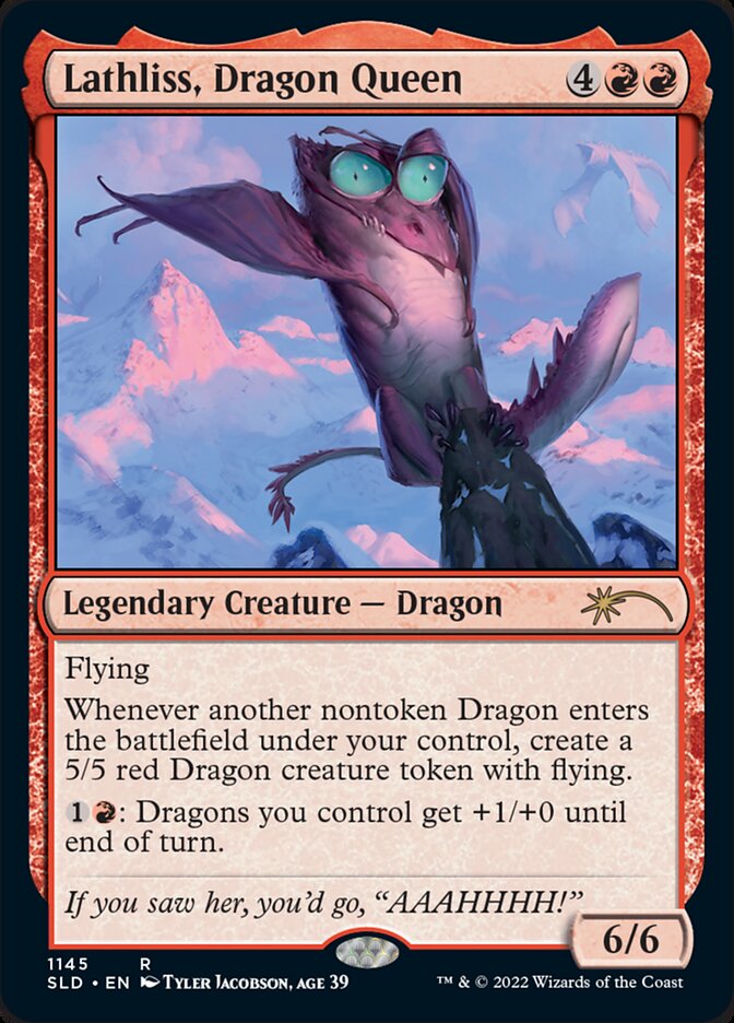 Lathliss, Dragon Queen (1145) - Secret Lair Drop (SLD)