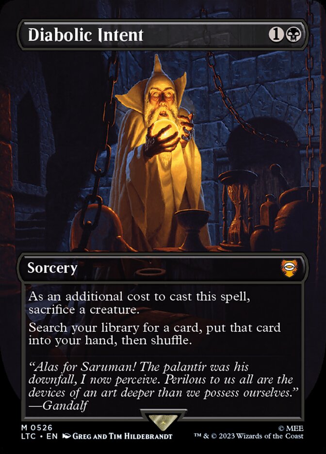 Diabolic Intent (526) - Tales of Middle-earth Commander (LTC)