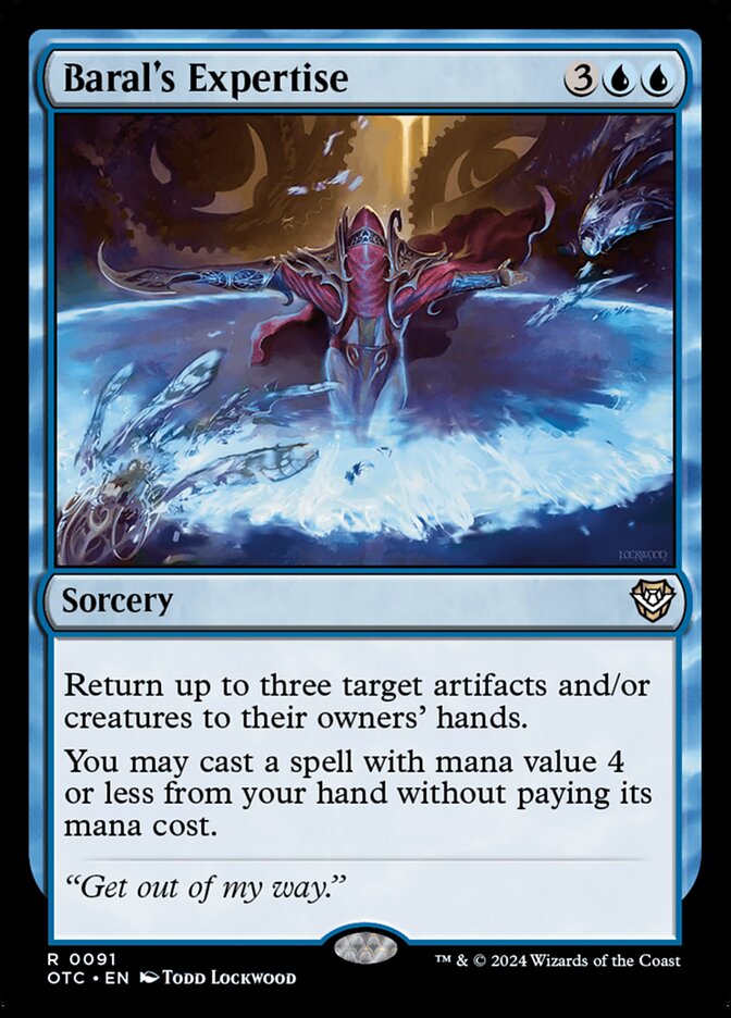 Baral's Expertise (91) - Outlaws of Thunder Junction Commander (OTC)