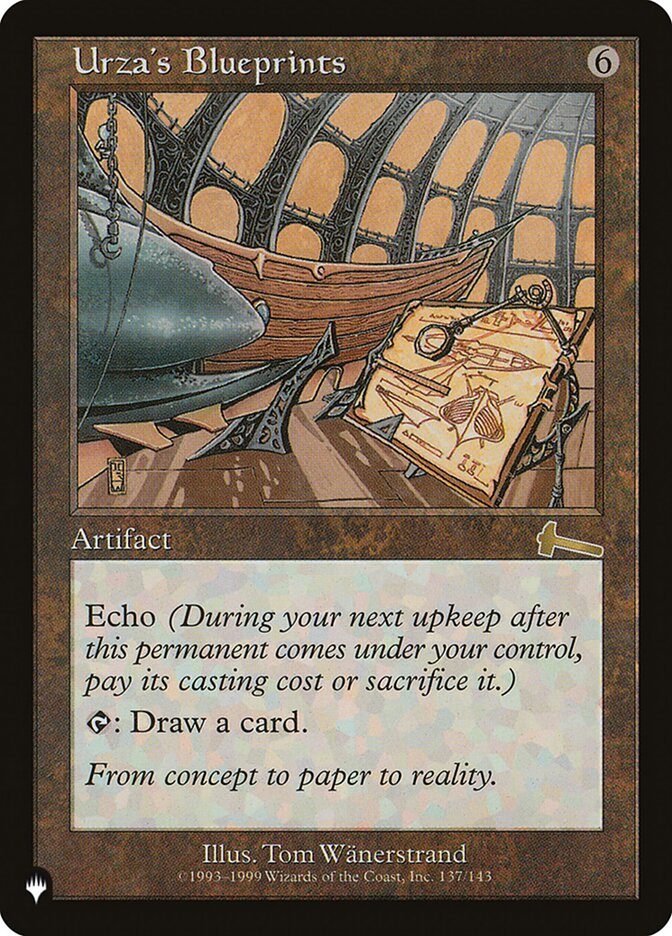 Urza's Blueprints (ULG-137) - The List (PLST)