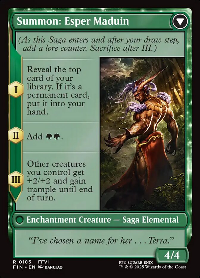Esper Origins // Summon: Esper Maduin (185) - Final Fantasy (FIN)