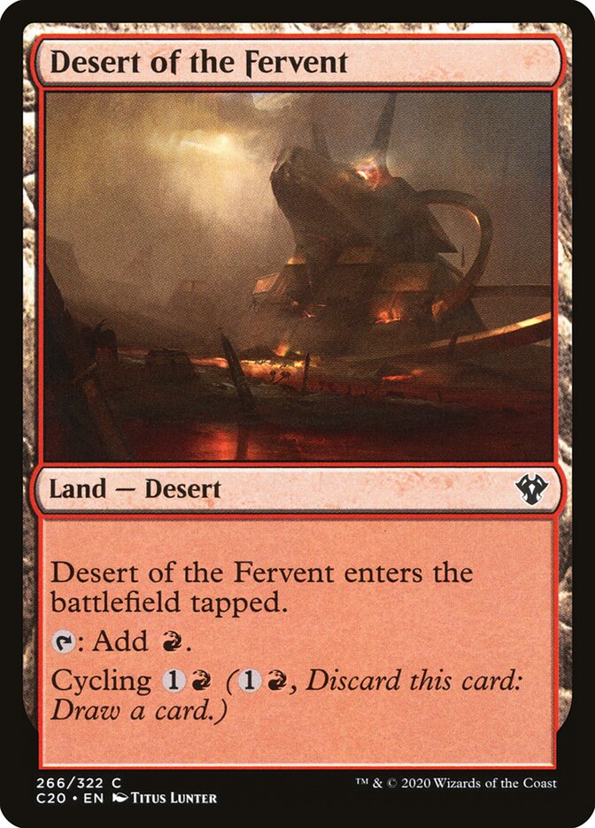 Desert of the Fervent (266) - Commander 2020 (C20)