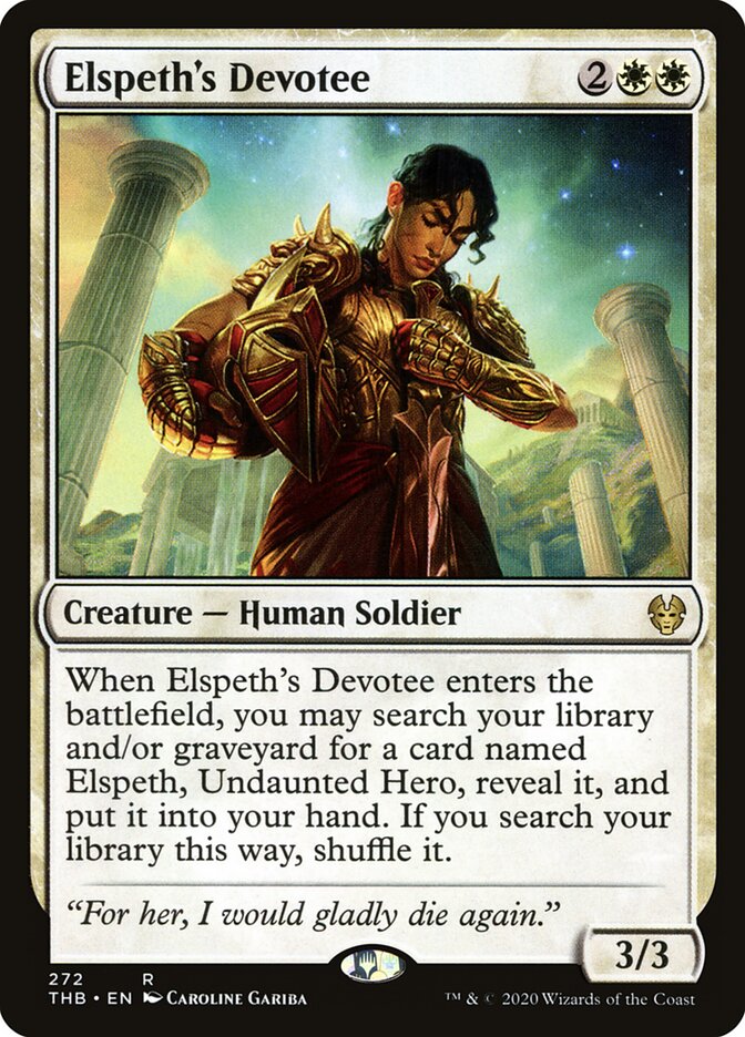 Elspeth's Devotee (272) - Theros Beyond Death (THB)