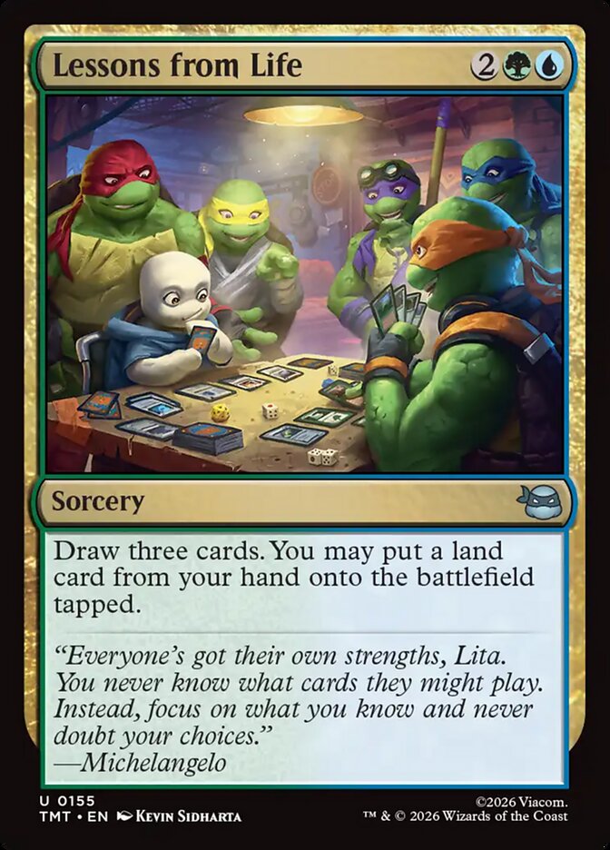 Lessons from Life (155) - Teenage Mutant Ninja Turtles (TMT)