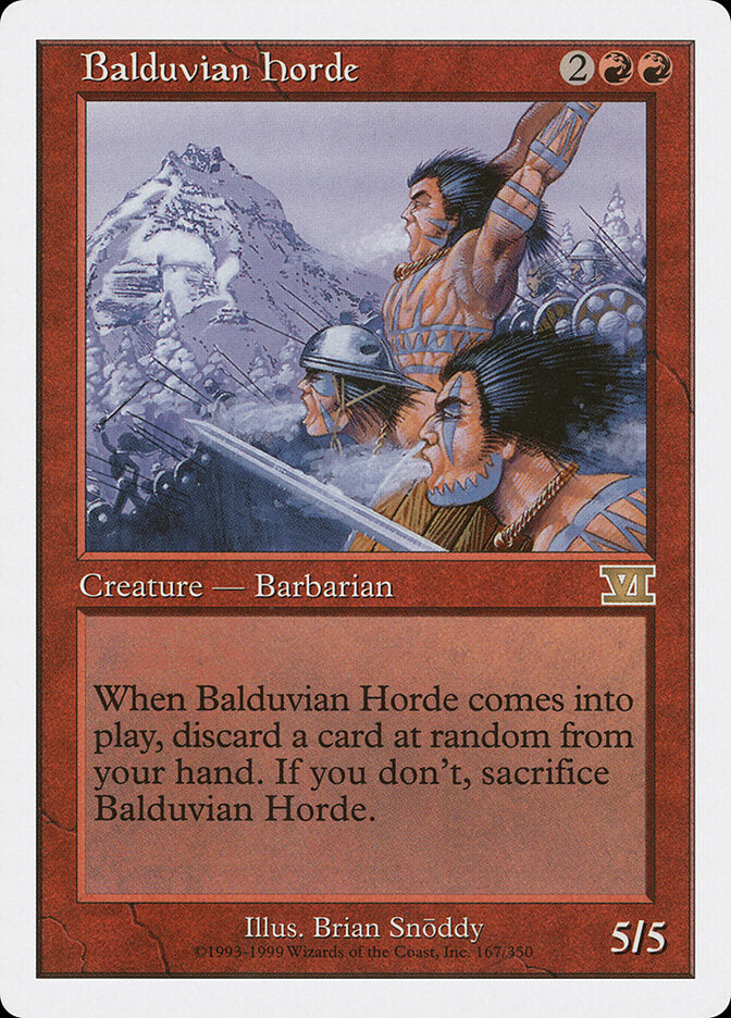 Balduvian Horde (167) - Classic Sixth Edition (6ED)