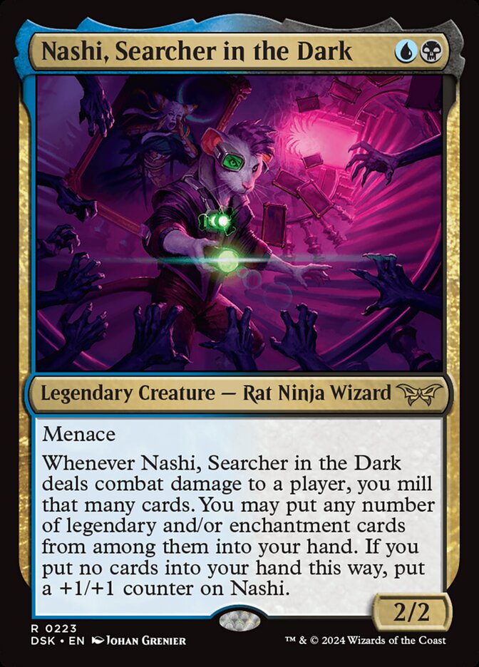 Nashi, Searcher in the Dark (223) - Duskmourn: House of Horror (DSK)
