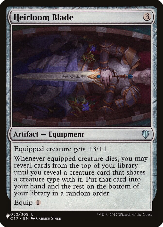Heirloom Blade (C17-52) - The List (PLST)