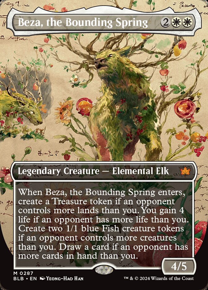 Beza, the Bounding Spring (287) - Bloomburrow (BLB)