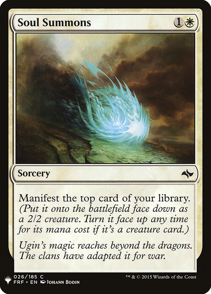 Soul Summons (FRF-26) - The List (PLST)