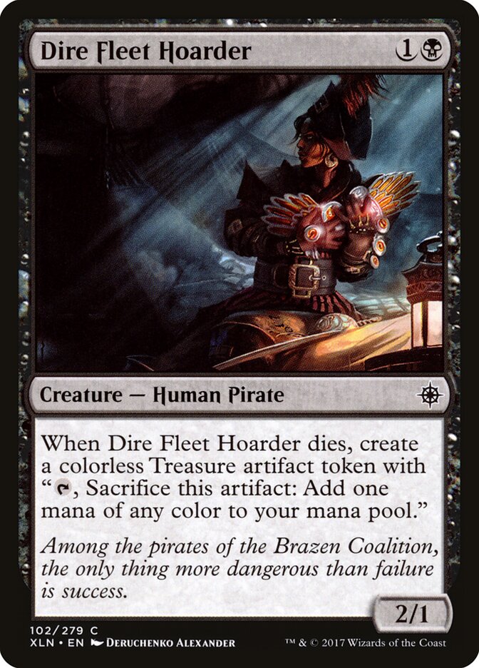 Dire Fleet Hoarder (102) - Ixalan (XLN)