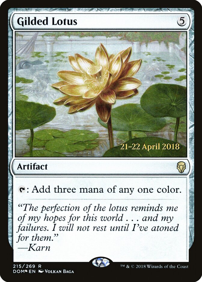Gilded Lotus (215s) - Dominaria Promos (PDOM)