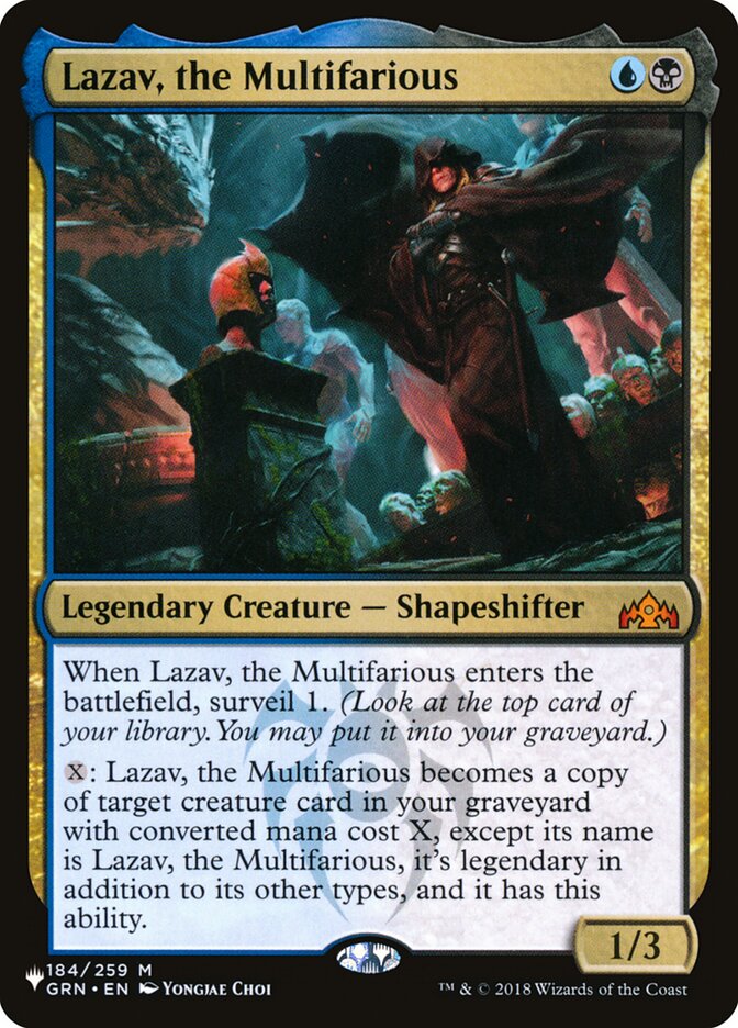 Lazav, the Multifarious (GRN-184) - The List (PLST)