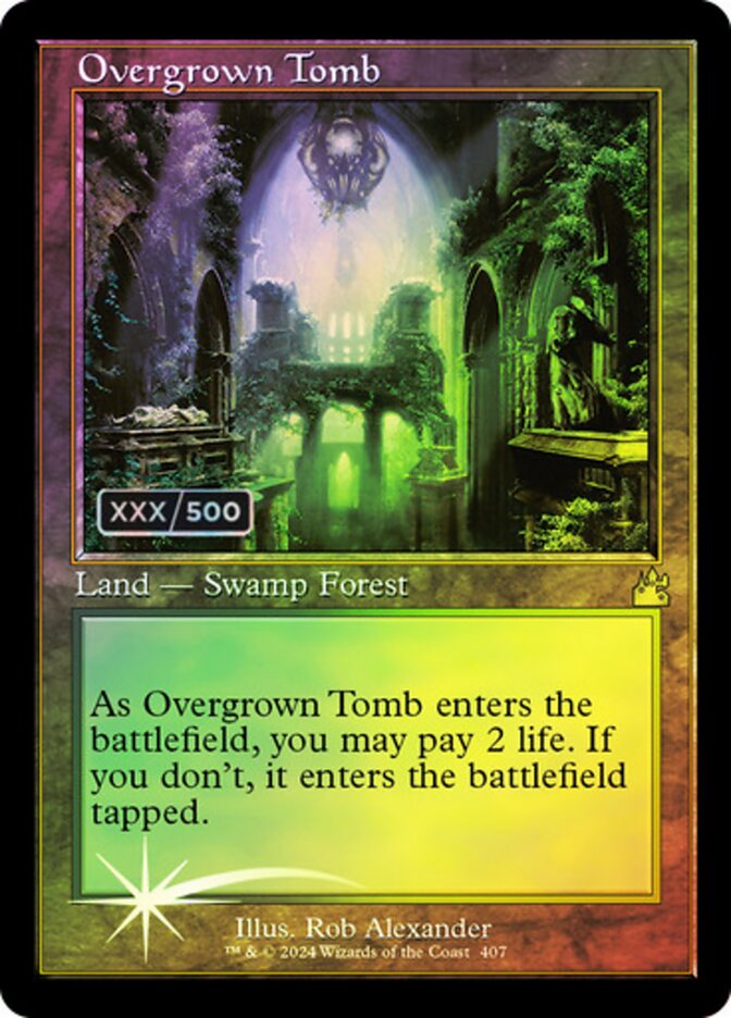 Overgrown Tomb (407z) - Ravnica Remastered (RVR)