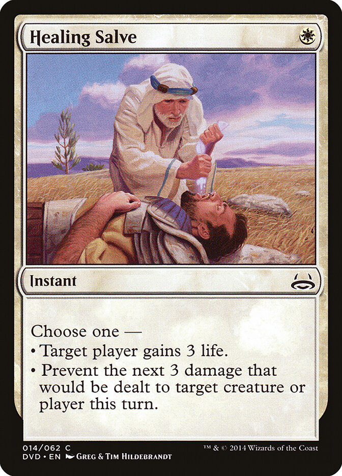 Healing Salve (14) - Duel Decks Anthology: Divine vs. Demonic (DVD)