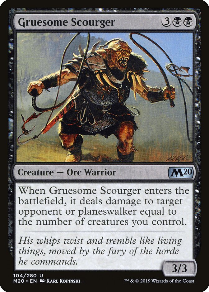 Gruesome Scourger (104) - Core Set 2020 (M20)