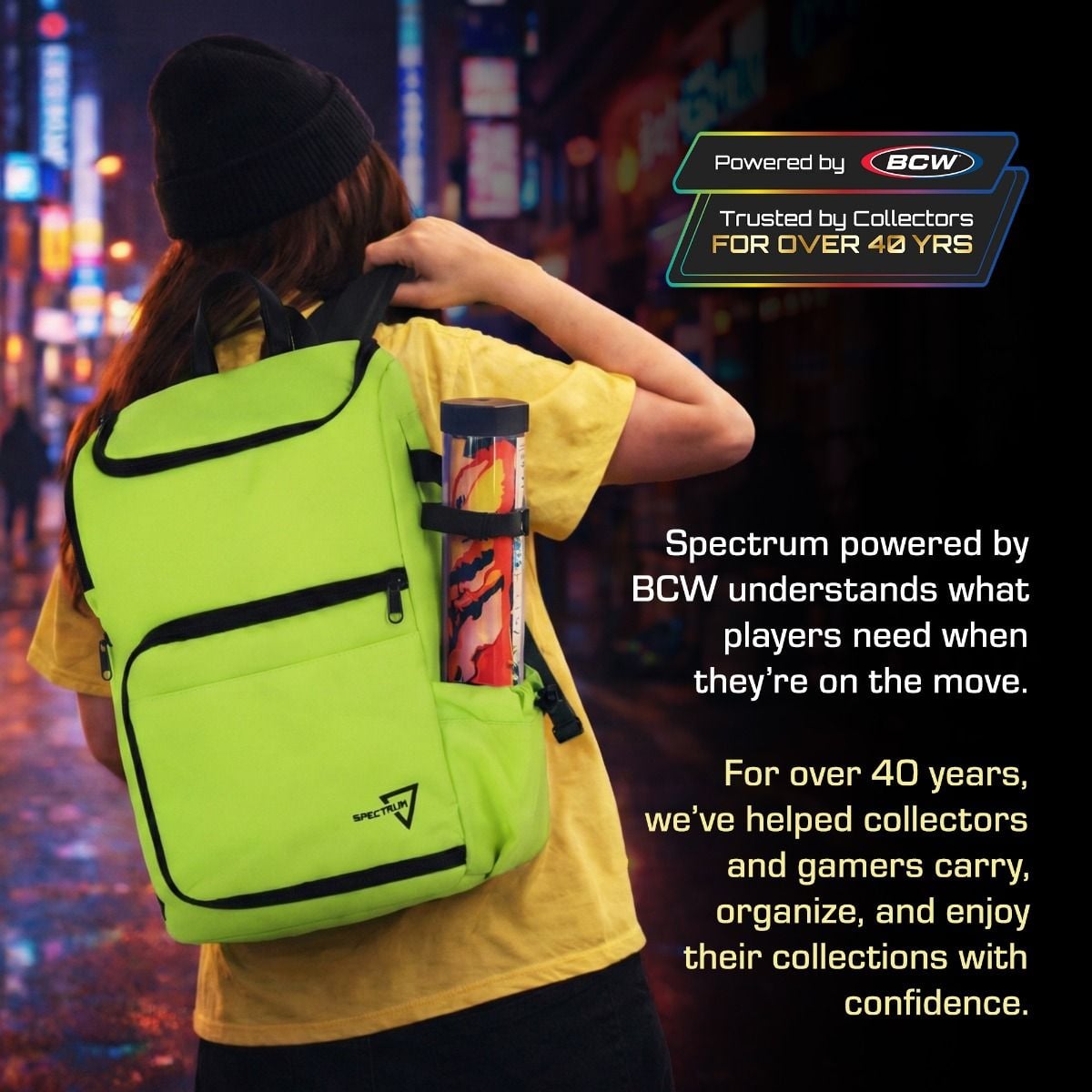 Spectrum TCG Backpack - Radioactive Green