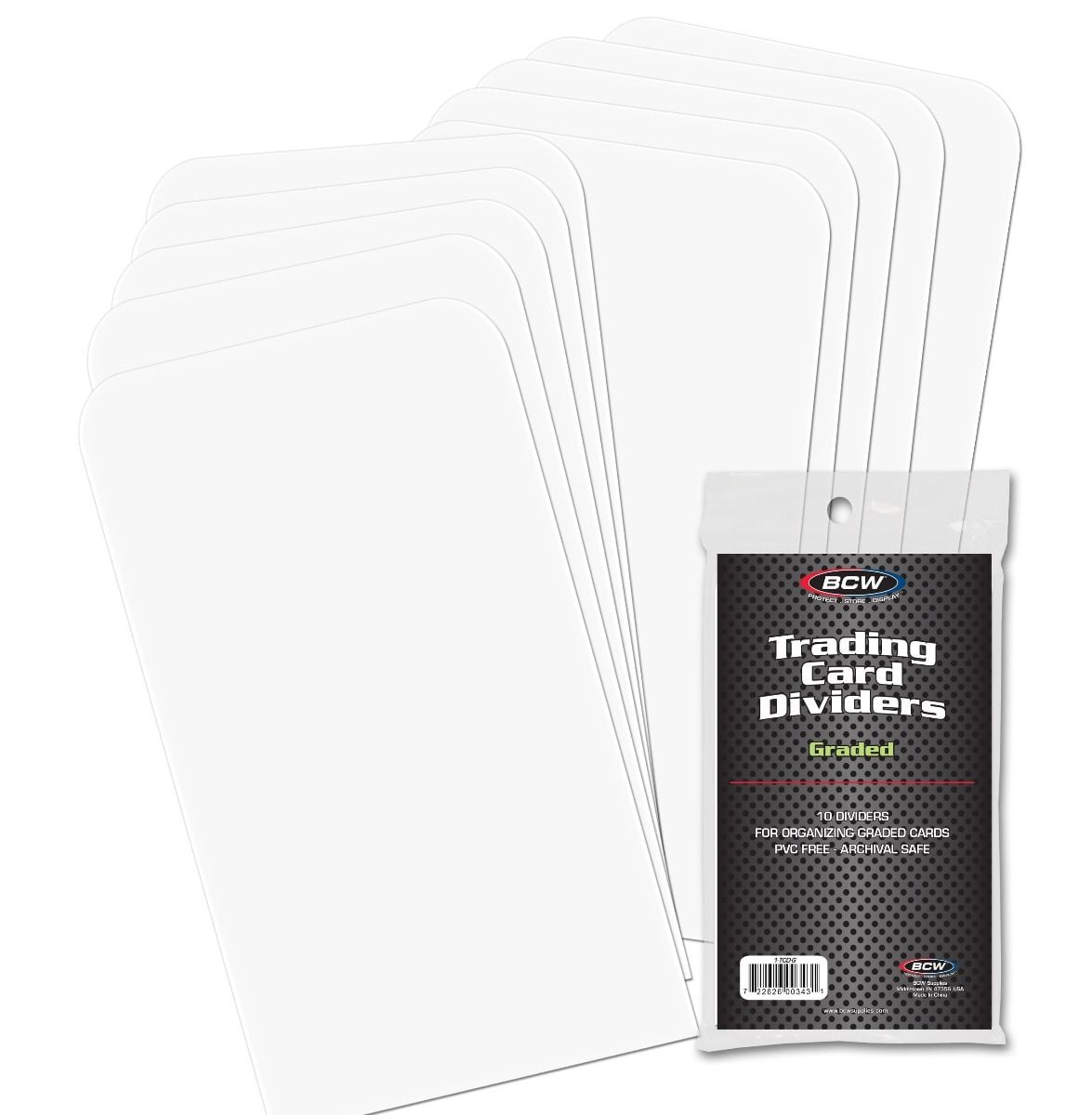 BCW Trading Card Dividers (Graded) 10ct