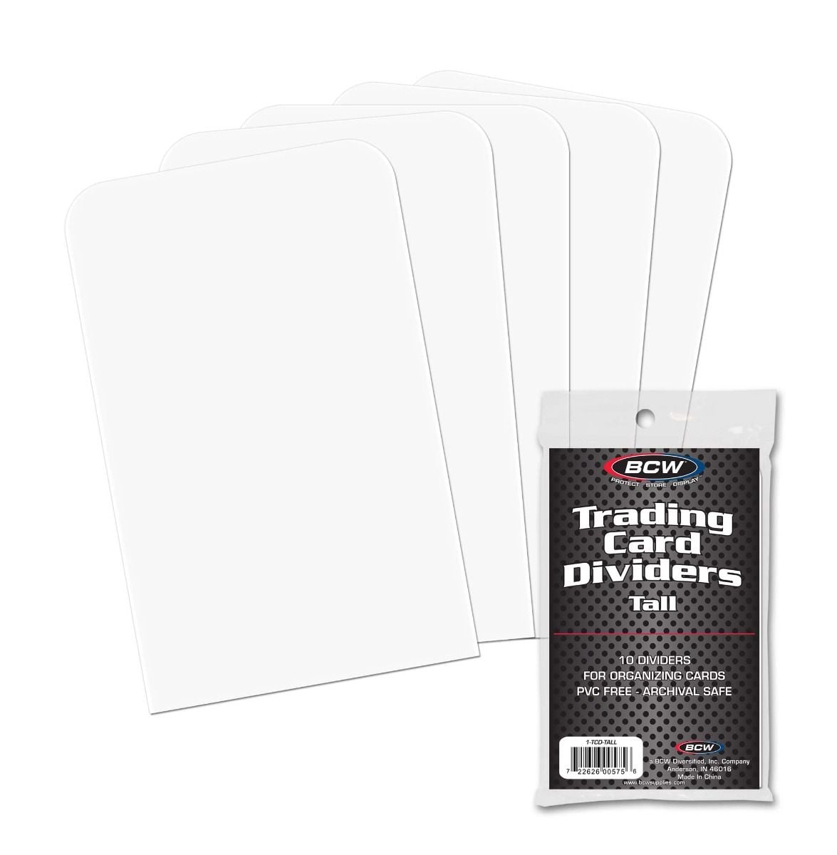 BCW Trading Card Dividers (Tall) 10ct