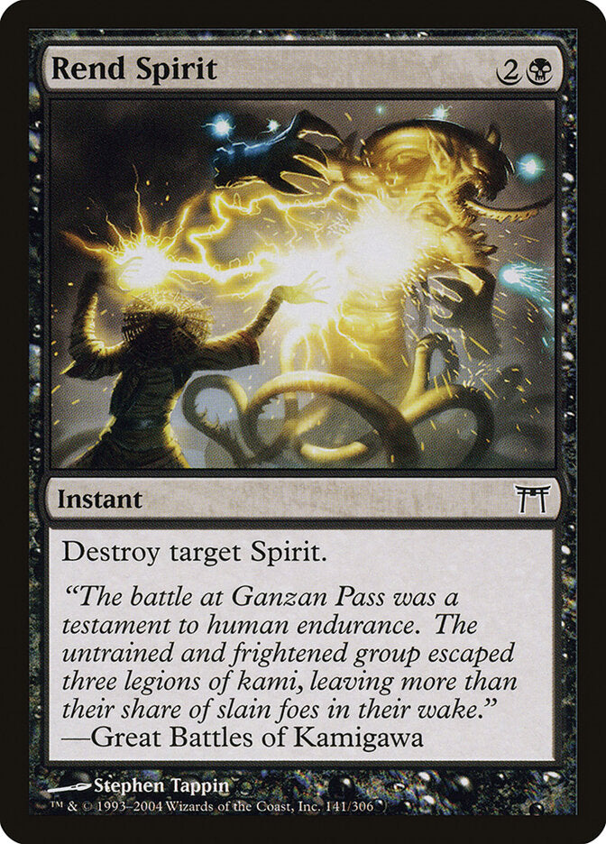 Rend Spirit (141) - Champions of Kamigawa (CHK)