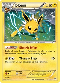 Jolteon (26) - XY - Ancient Origins (AOR)