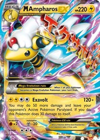 M Ampharos EX (28) - XY - Ancient Origins (AOR)