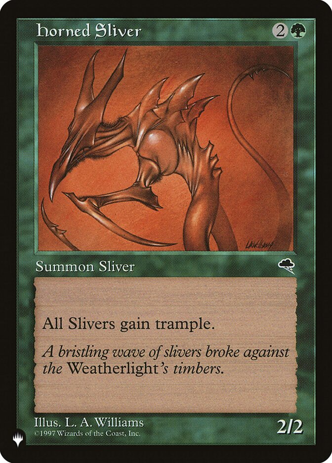 Horned Sliver (TMP-234) - The List (PLST)