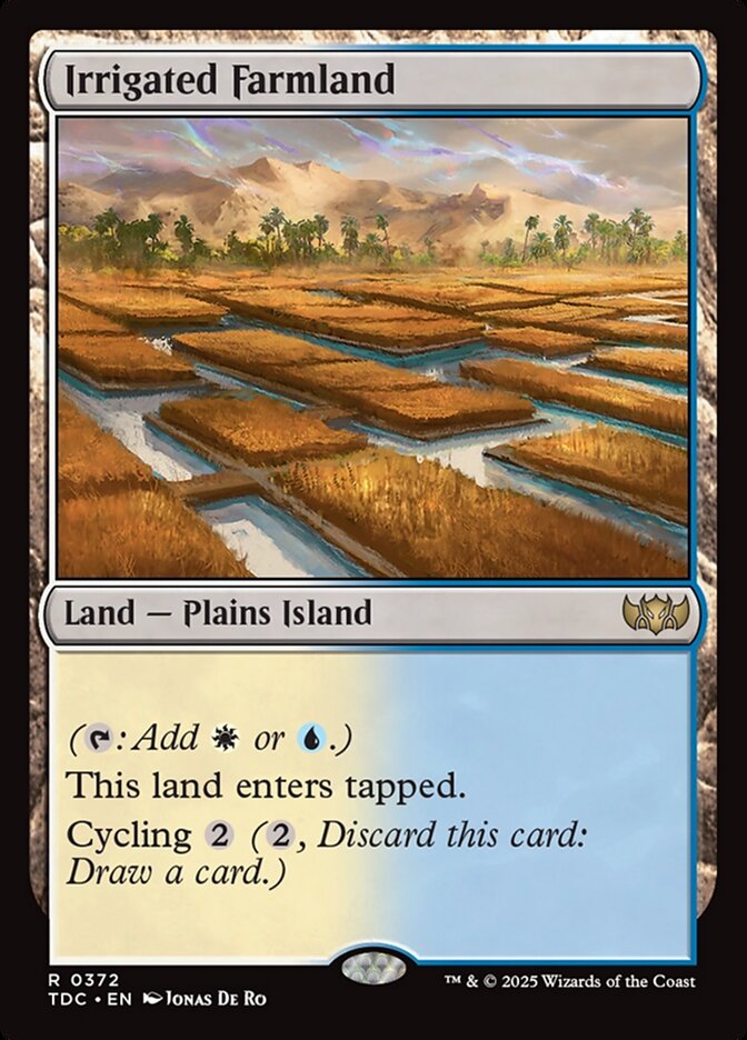 Irrigated Farmland (372) - Tarkir: Dragonstorm Commander (TDC)