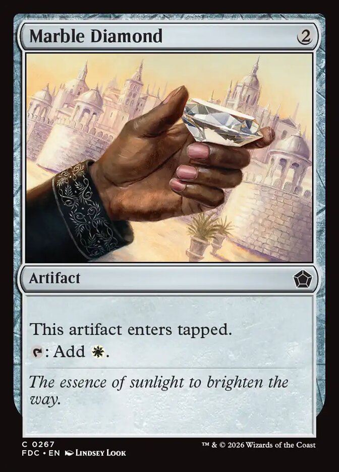 Marble Diamond (267) - Foundations Commander (FDC)