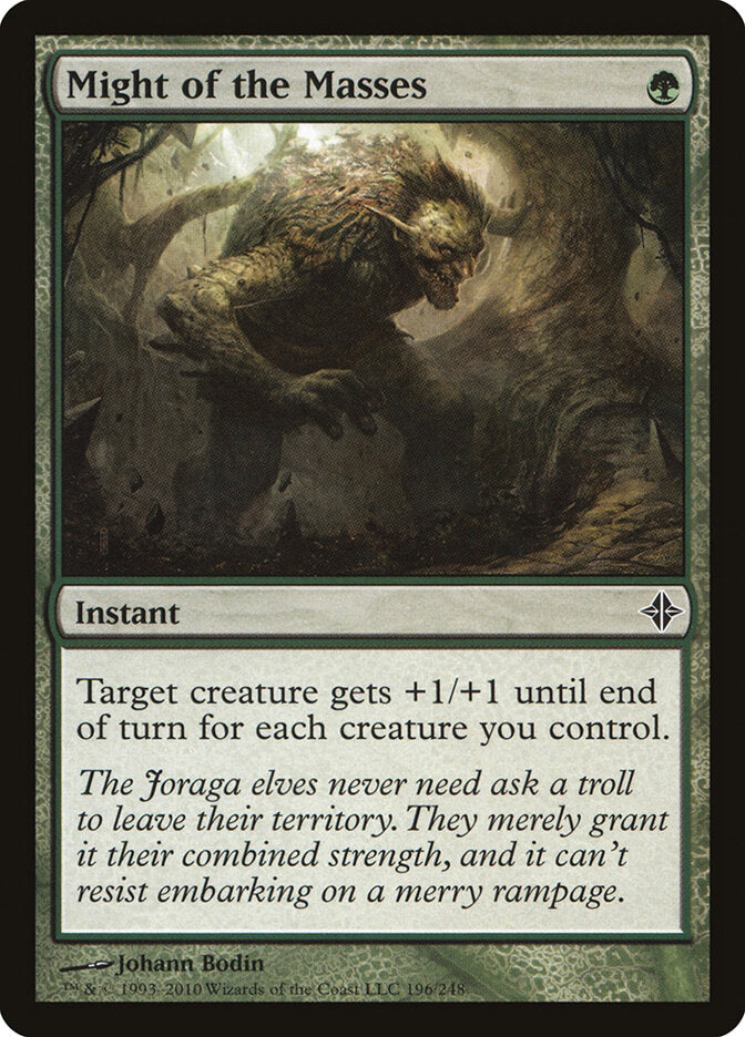 Might of the Masses (196) - Rise of the Eldrazi (ROE)