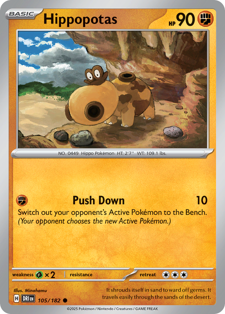 Hippopotas (105/182) - Destined Rivals (DRI)