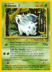 Nidoran F (82) - Base Set 2 (BS2)