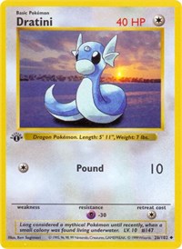 Dratini (26) - Base Set (Shadowless) (BSS)
