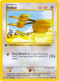 Doduo (48) - Base Set (Shadowless) (BSS)
