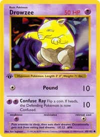 Drowzee (49) - Base Set (Shadowless) (BSS)